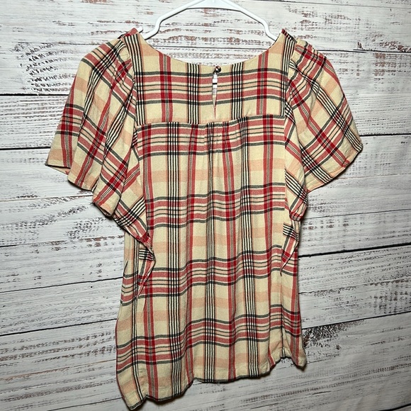 Maeve Priscilla Plaid Flutter Sleeve
Top from Anthropologie Small - Picture 12 of 16